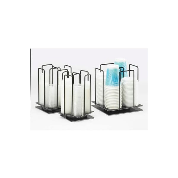 Cal-Mil Cal-Mil 1212-4 Rotating Iron Lid / Ramekin Organizer Up to 4" Diameter 10"W x 10"D x 10-1/2"H 1212-4 - main